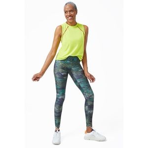 Terez Heathered Camo Tall Band High Waisted Athletic Leggings Women’s Small
